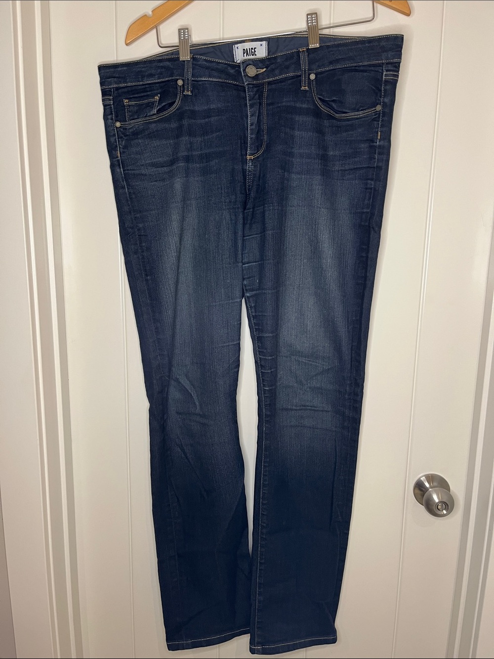 PAIGE Dark Indigo Bootcut Women's Jeans